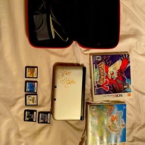 Nintendo 3DS XL w: case, charger & games.